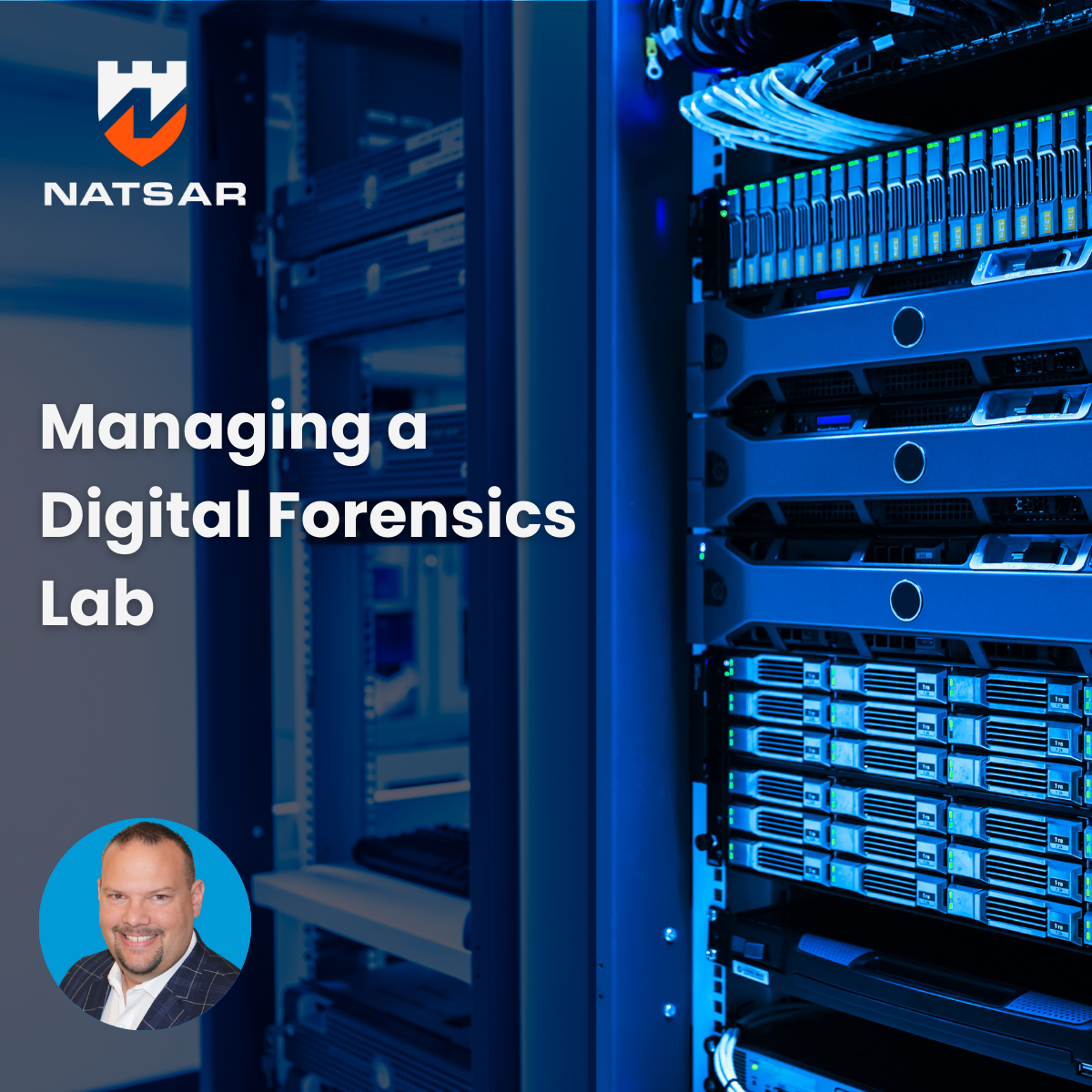 cover image of managing a digital forensic lab